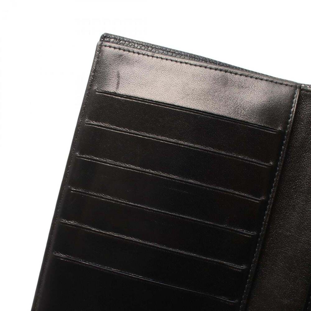 CHANEL Authentic Black Leather Logo Wallet - Picture 7 of 7